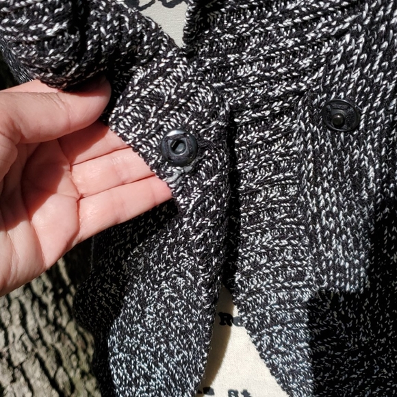 INC ▪ Silk Wrap Cardigan w/ Tie, Shawl Collar - Picture 12 of 12